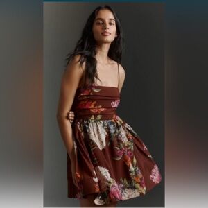 Maeve Brown floral Dress - NWT